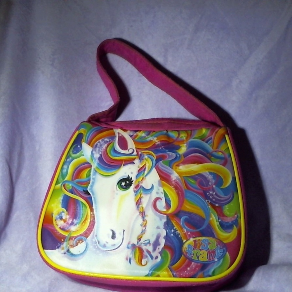 Lisa Frank Unicorn Majesty Lunch Bag Purse